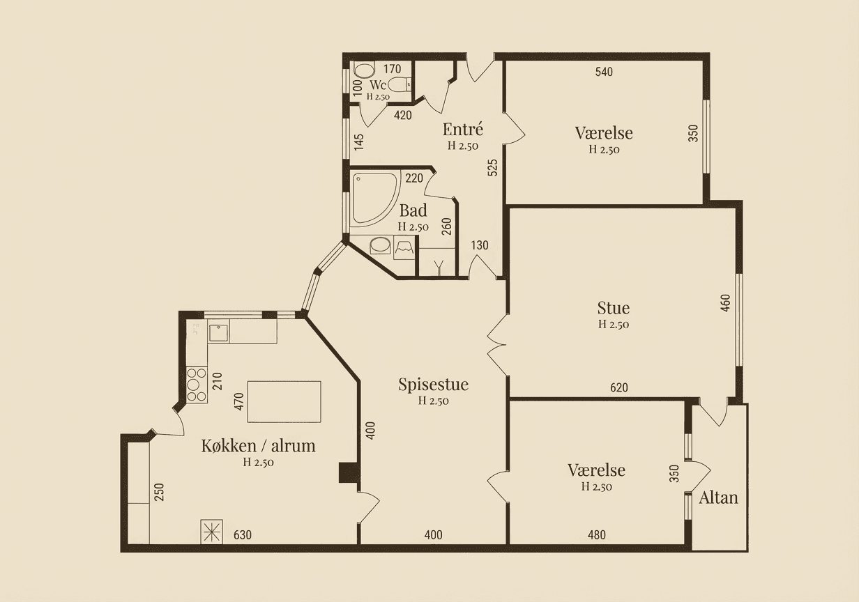 Original layout