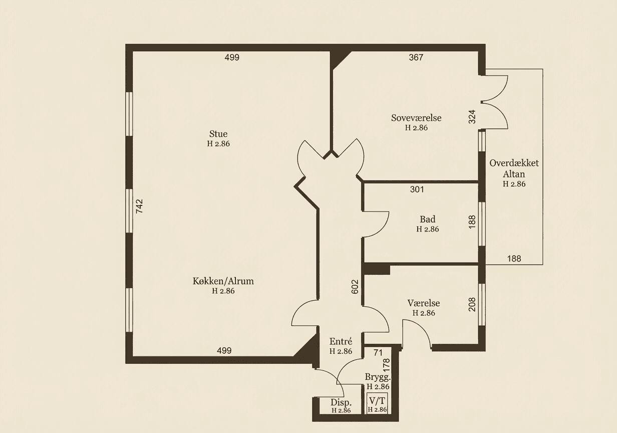 Optimized lettable area