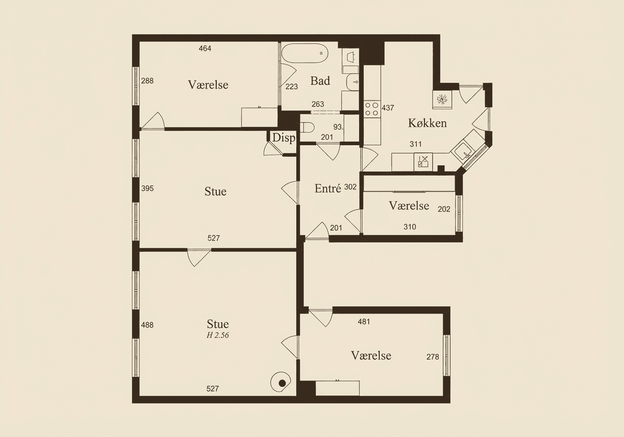 Original layout