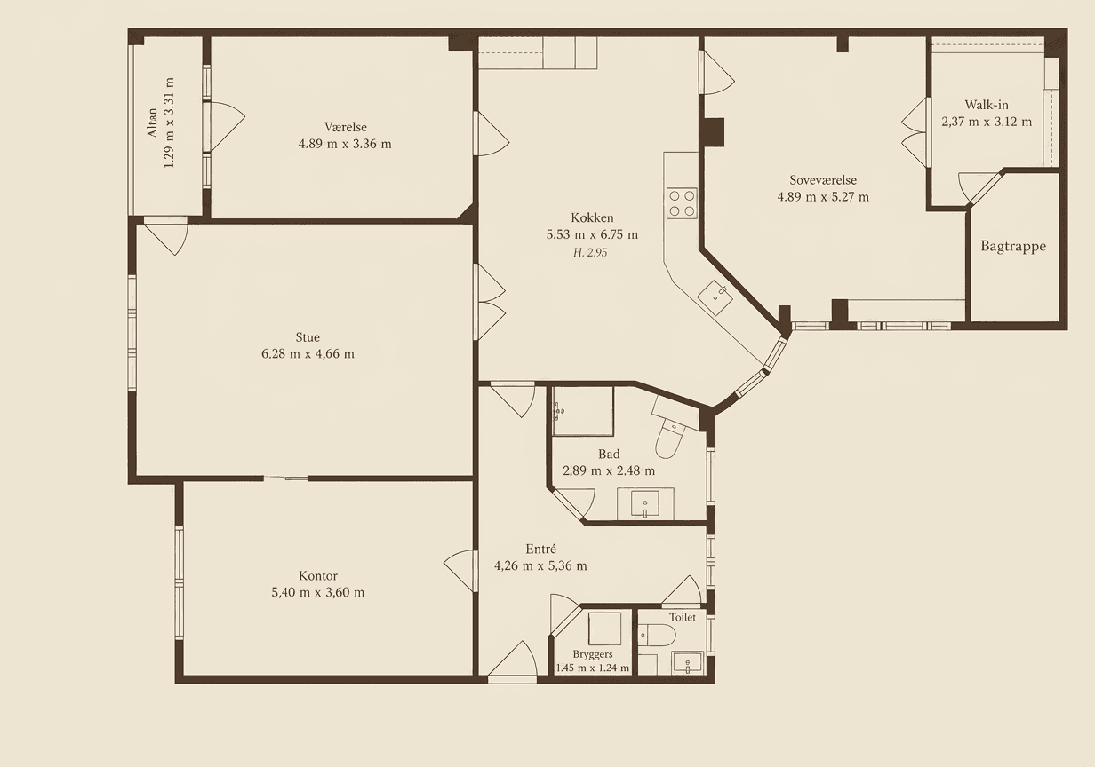 Optimized lettable area